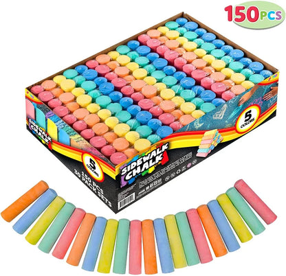 Sidewalk Chalk, 150 Pcs