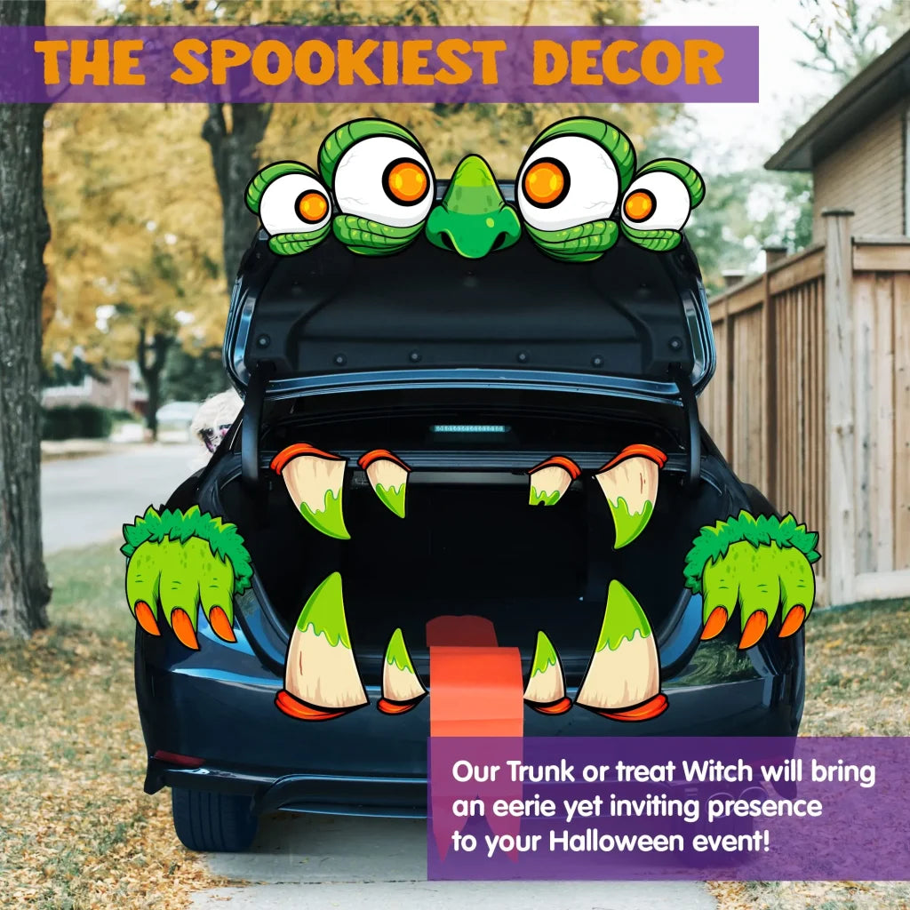 Halloween 3D Monster Trunk or Treat Decorating Kits