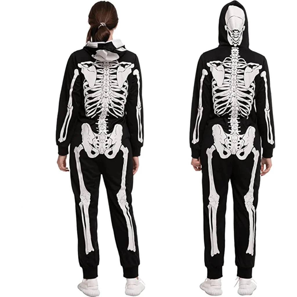 Adult Skeleton Pajamas Jumpsuit