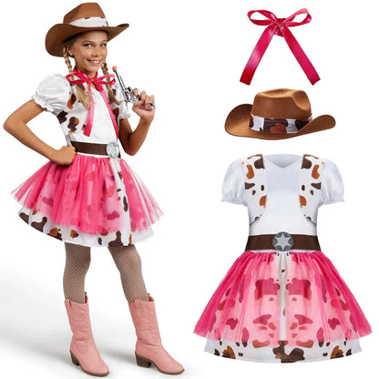 Girls Cowgirl Halloween Costume