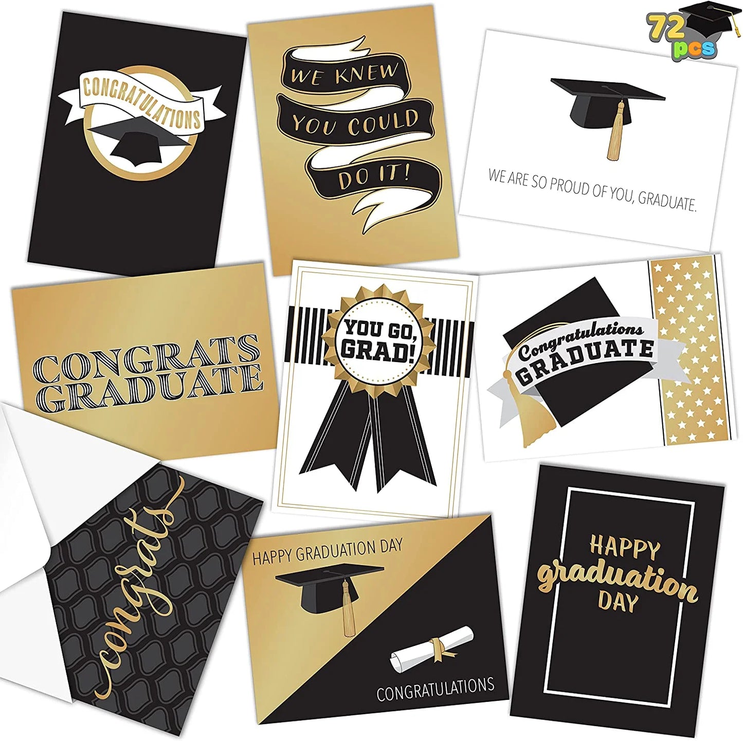 Graduation Cards (Gold)