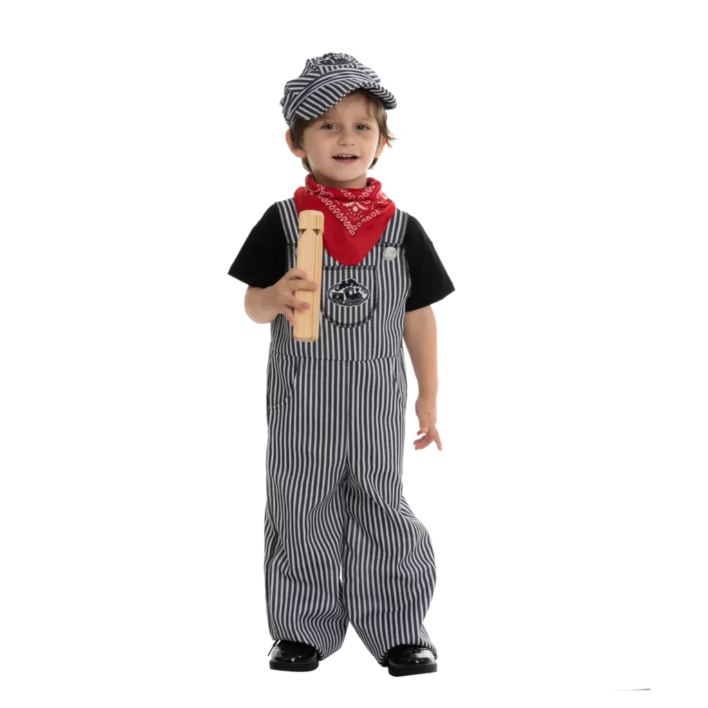 Child train conductor costumes for Halloween