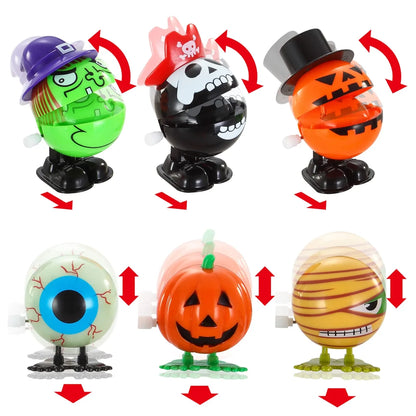 24pcs Halloween Assorted Wind Up Toys