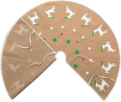 Reindeer Christmas Tree Skirt 36in