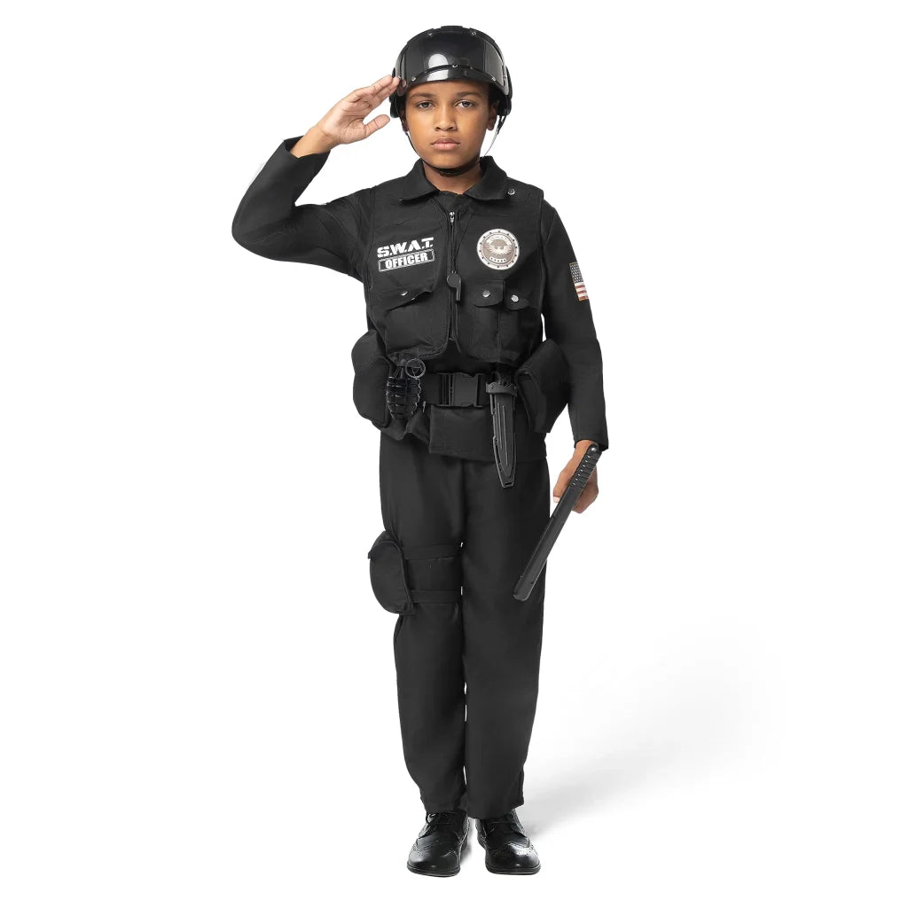 Kids SWAT Officer Halloween Costume