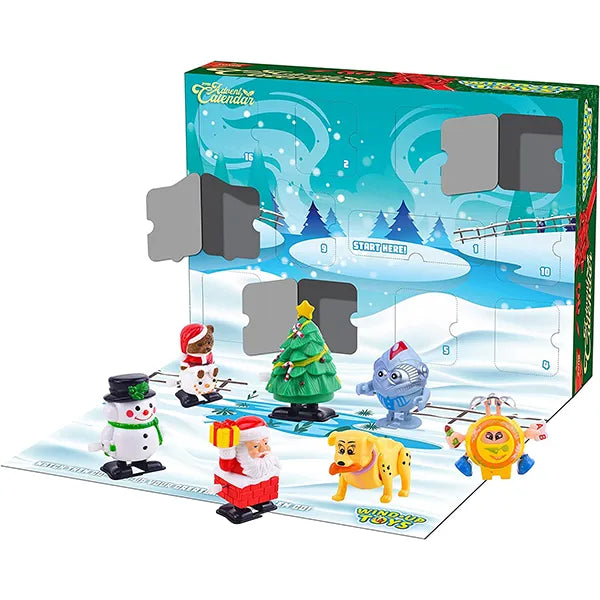 24 Days Kids Wind up Toys Advent Calendar