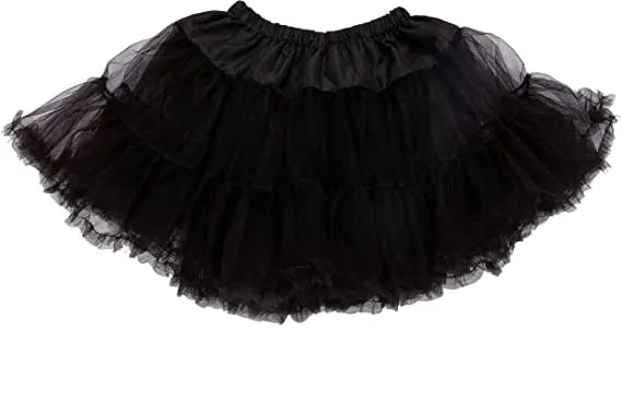 Womens Halloween Black Tutu Skirt