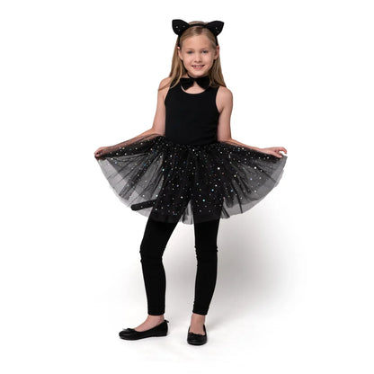 Child Cat Accessories Set with Tutu, Ears and Tail