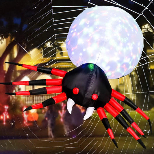 4ft Inflatable LED Projection Kaleidoscope Spider