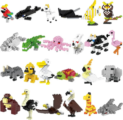 24 Days Animal Building Blocks Advent Calendar