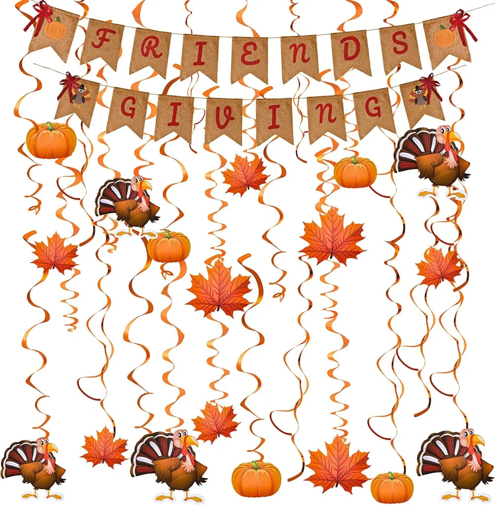 Friendsgiving Garland Party Decoration Set