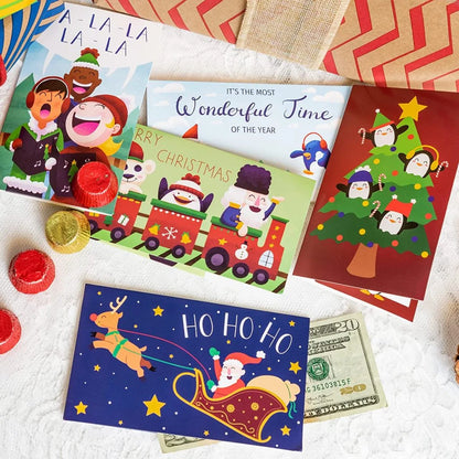 48pcs Christmas Gift Card Holder with Envelopes