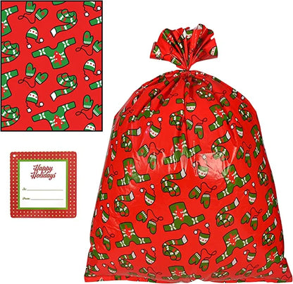 6pcs Christmas Giant Goody Gift Bags