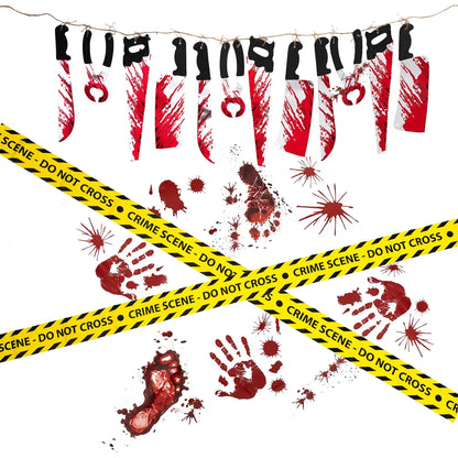 Crime Scene Halloween Decoration Set