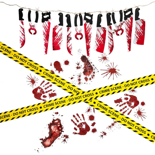 Crime Scene Halloween Decoration Set