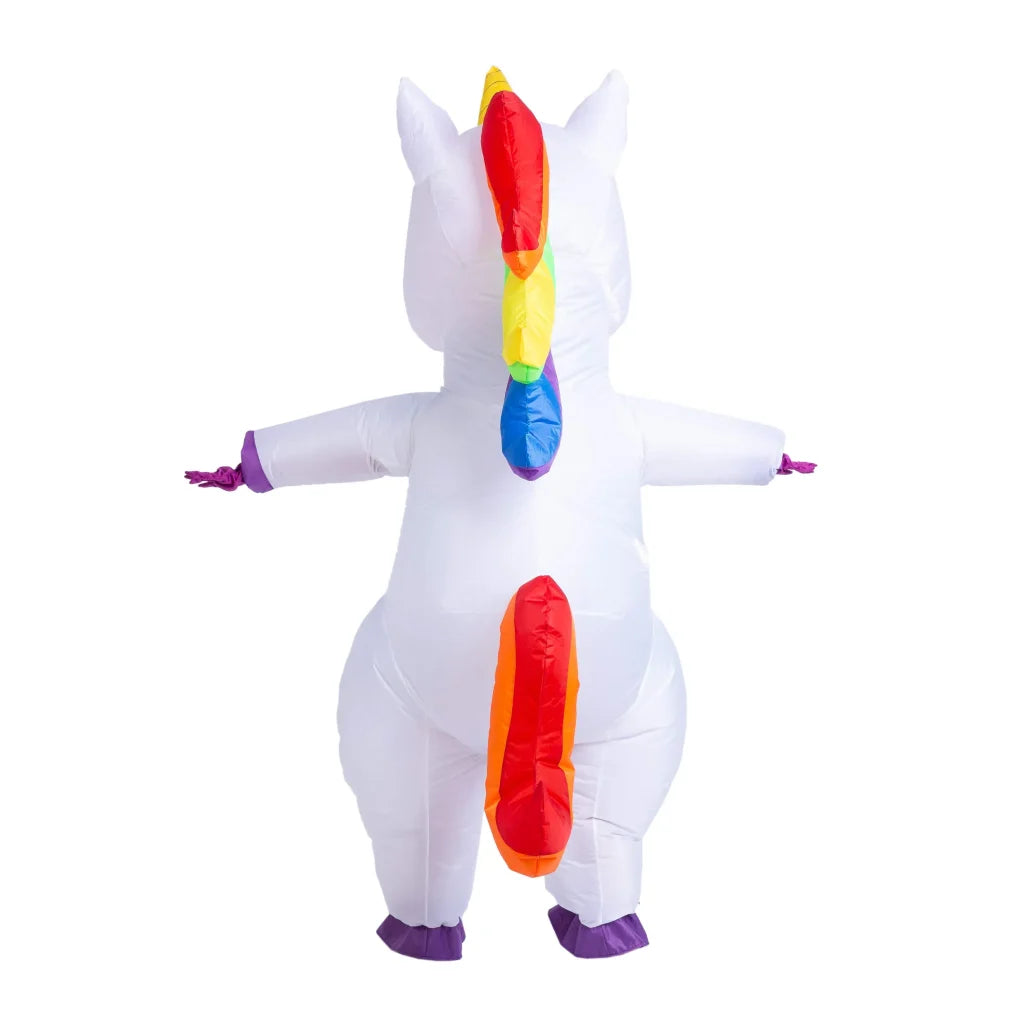 Adult Inflatable White Unicorn Halloween Costume