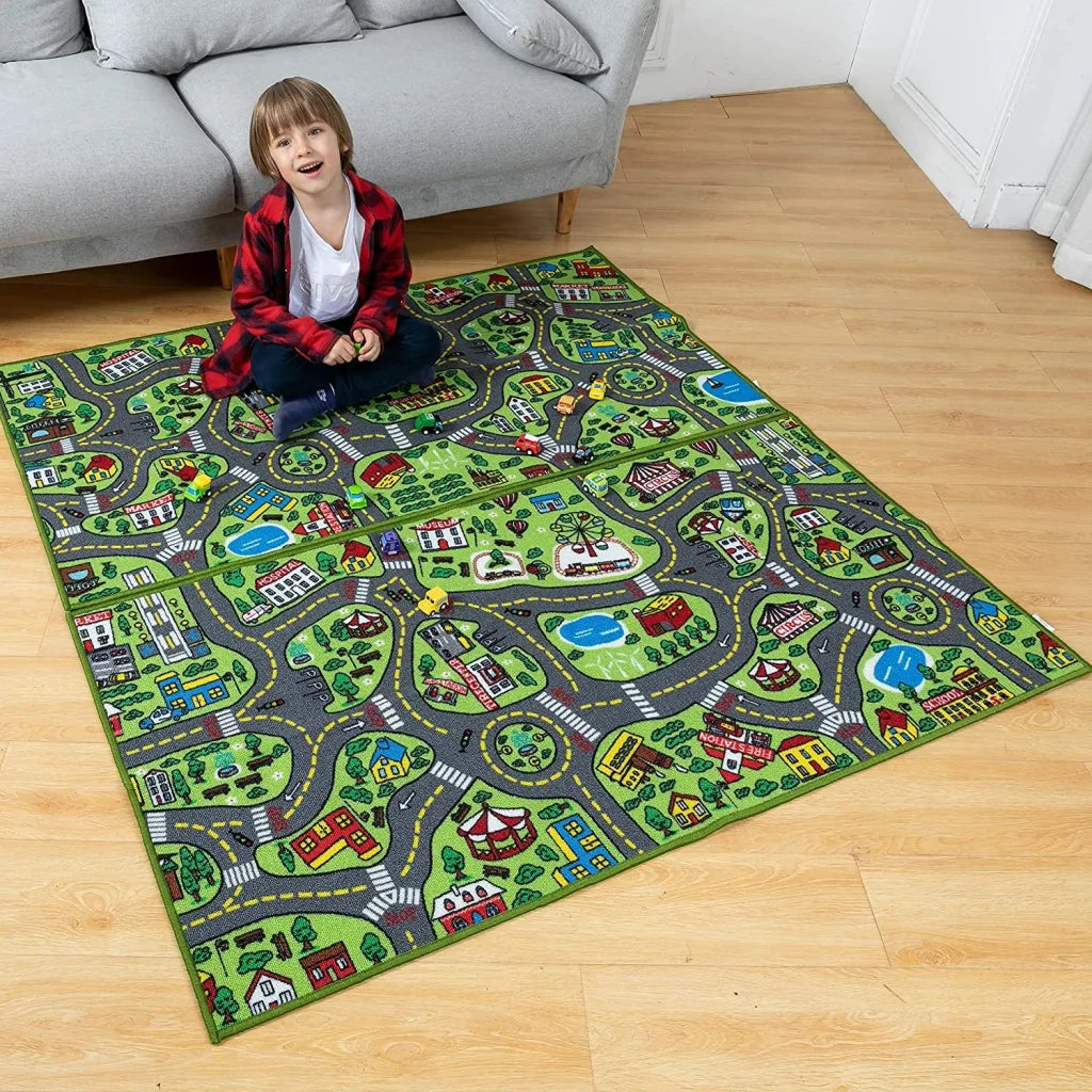 2pcs City Life Carpet Playmat for Kids