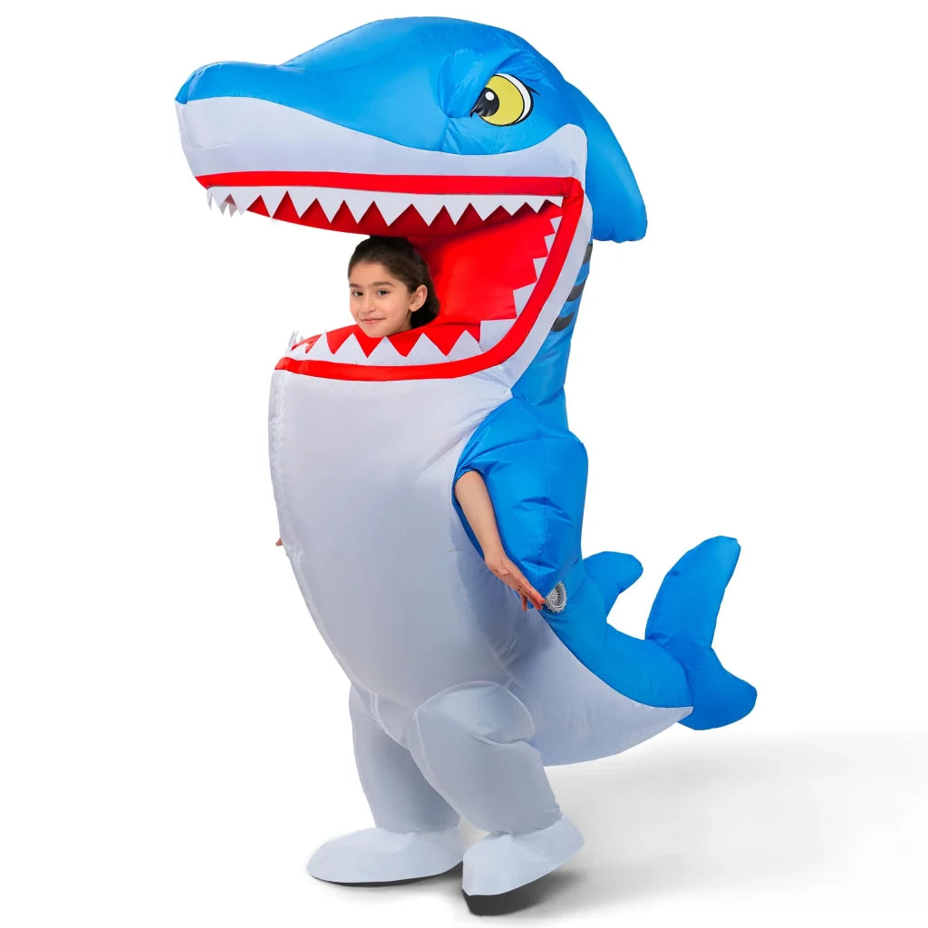 Deluxe Halloween Inflatable Shark Costume