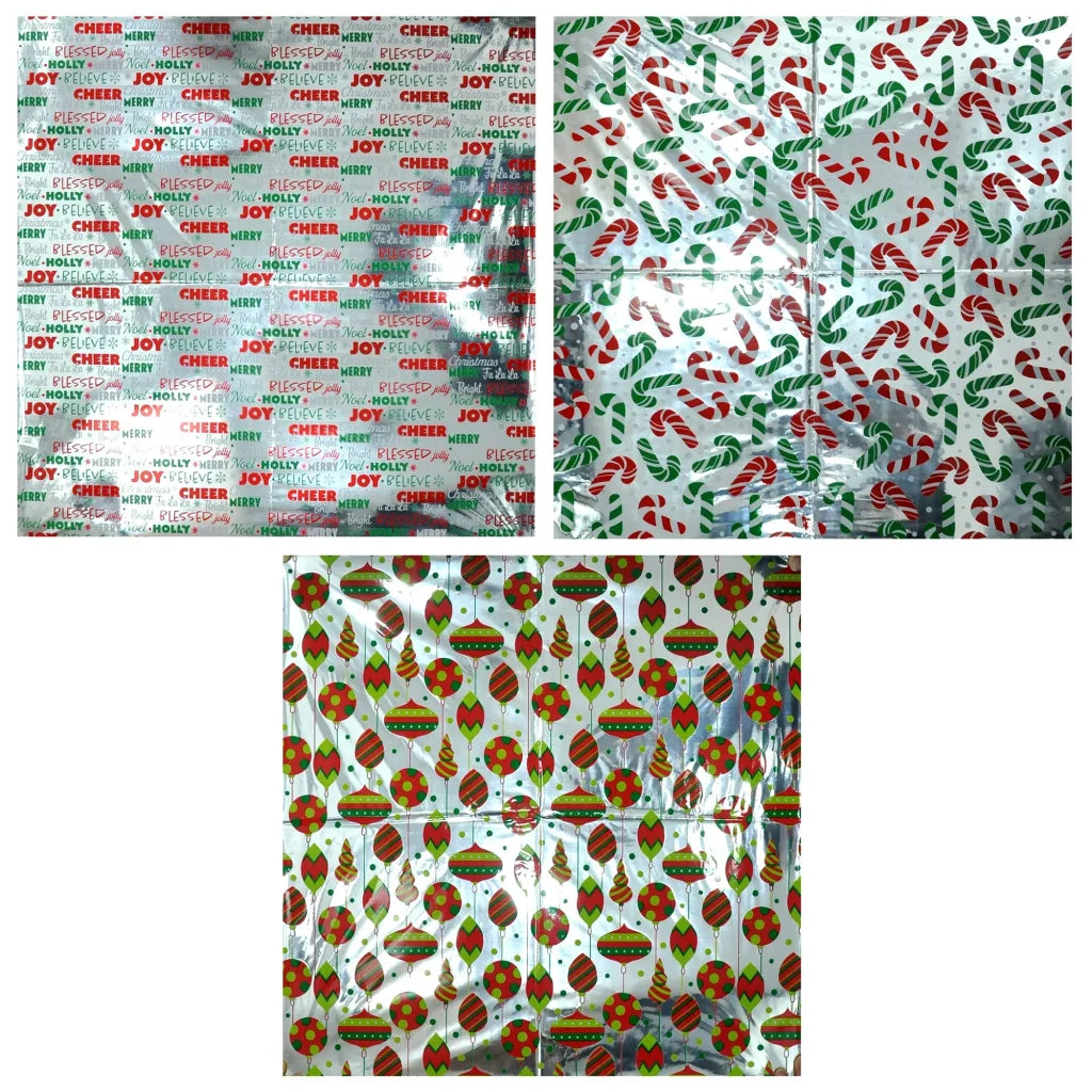 150pcs Christmas Tissue Wrapping Paper with Hologram