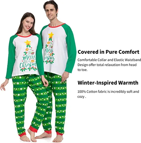 Matching Family Christmas Tree Pajamas