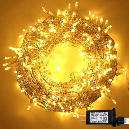 300 LED Warm White Led Christmas Lights 107.9ft