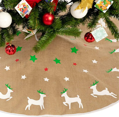 Reindeer Christmas Tree Skirt 48in