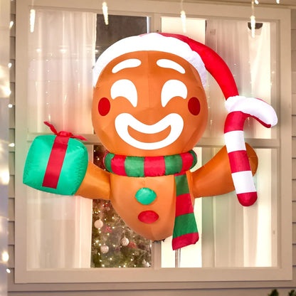 3.5ft Christmas Inflatable Gingerbread Man