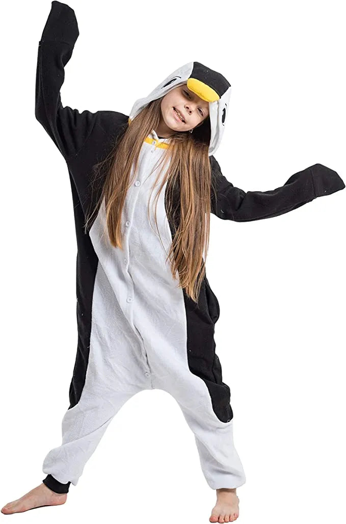 Kids Penguin Halloween Pajamas