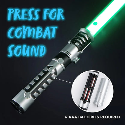 2-in-1 LED Light Up Swords Set with FX Sound