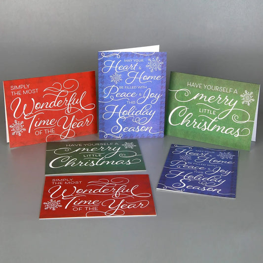 72pcs Christmas Holiday Greeting Cards