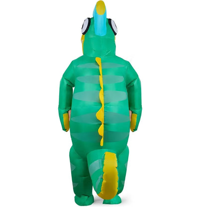 Full Body Light-up Chameleon Inflatable Costume