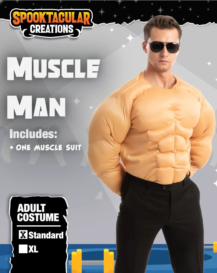 Men Muscle Suit Costume