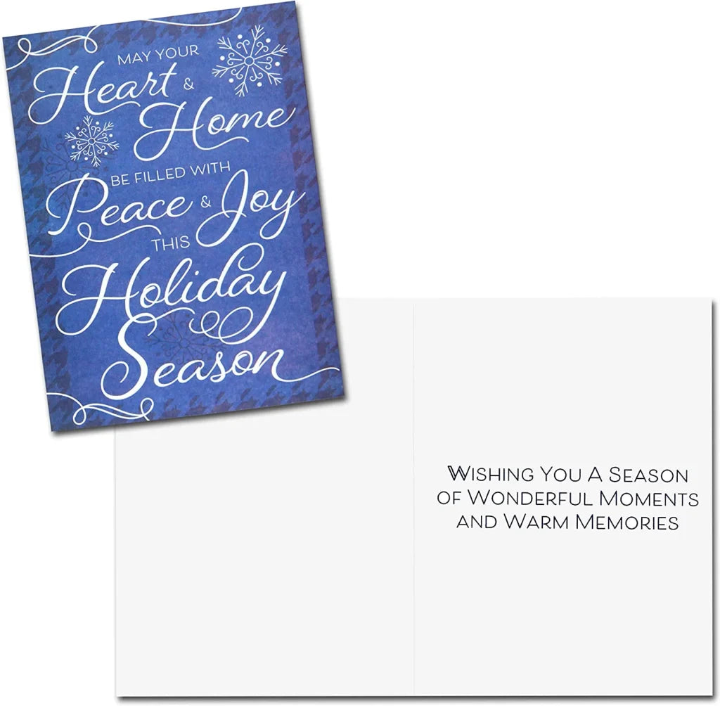 72pcs Christmas Holiday Greeting Cards