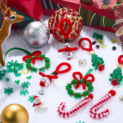 Christmas Beaded Ornament Crafts