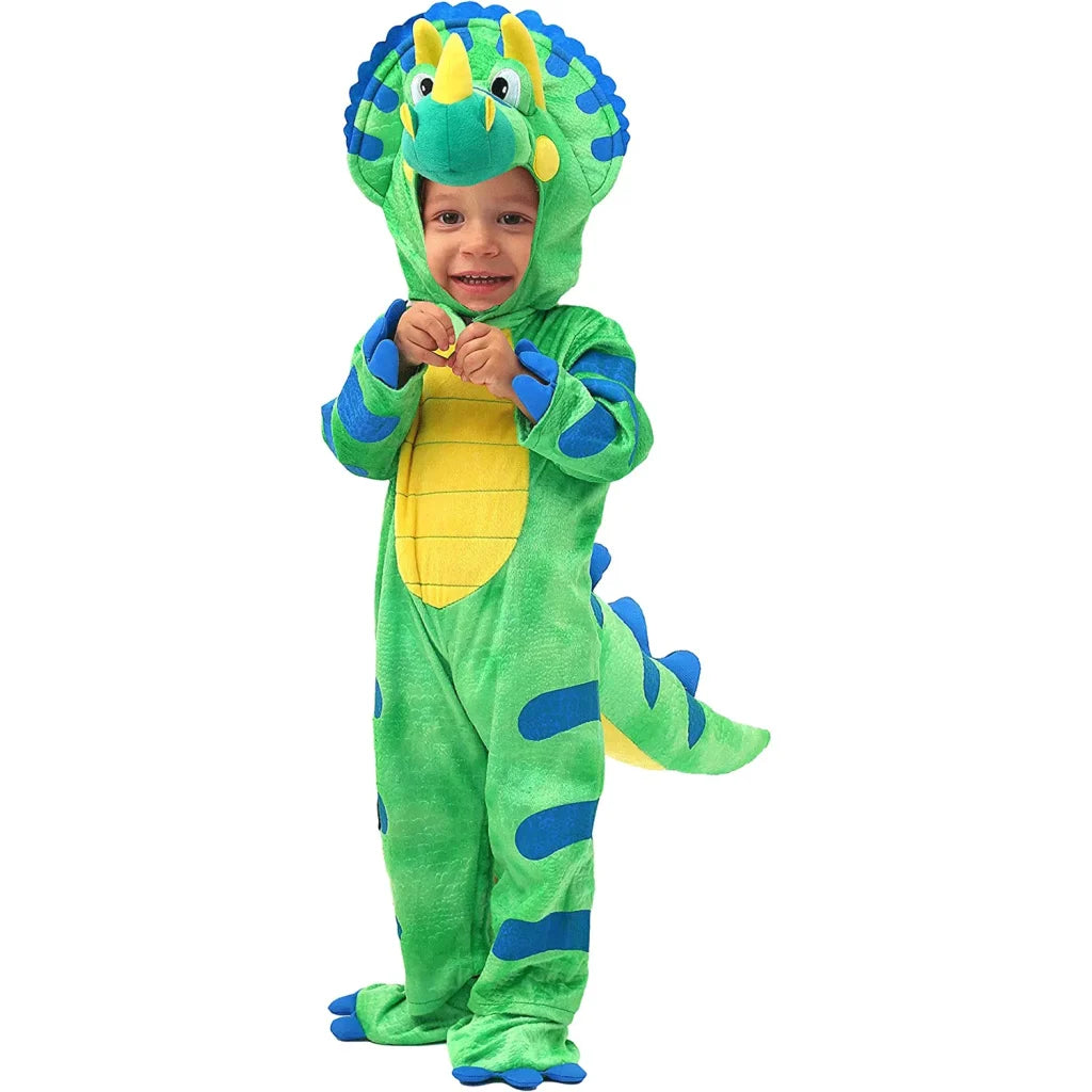 Toddler Green Triceratops Costume