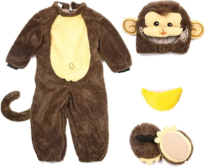 Baby Monkey Halloween Costume Set