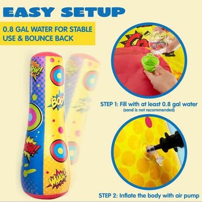 47in Kids Inflatable Bopper with Bounce Back Action