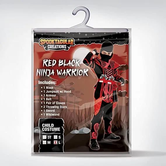 Boys Red Ninja Halloween Costume