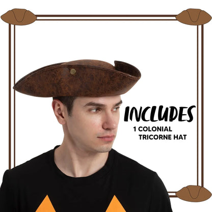 Adult Pirate Leather Hat