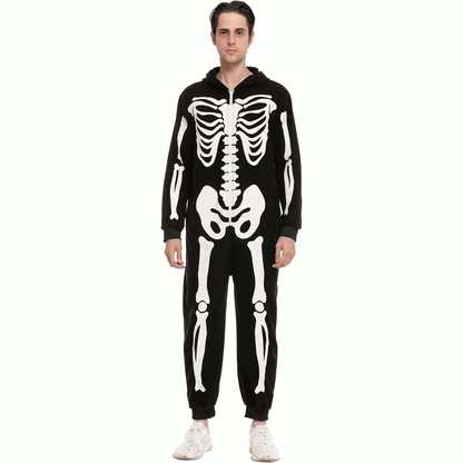 Skeleton Family Matching Halloween Pajamas