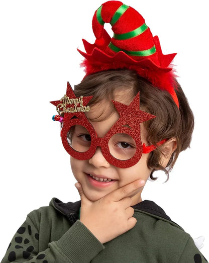 Christmas Headbands and Glasses