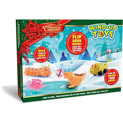 24 Days Kids Wind up Toys Advent Calendar