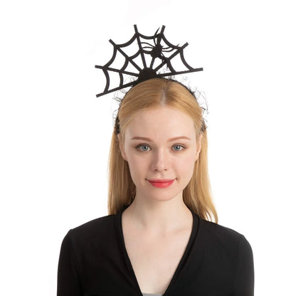 3Pcs Spider Web Headbands Cosplay