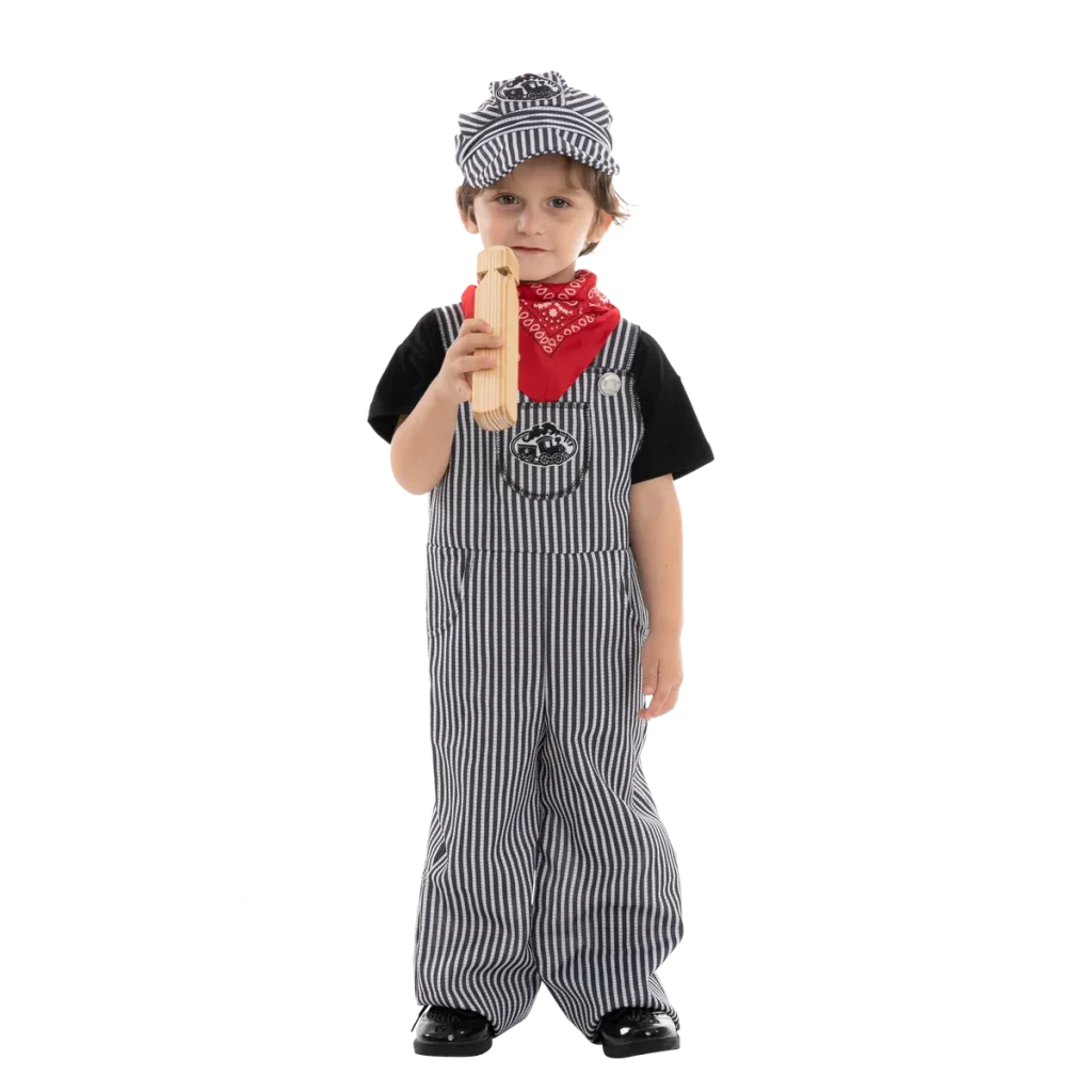 Child train conductor costumes for Halloween