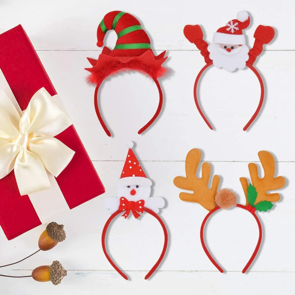 Christmas Headbands and Glasses