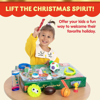 Christmas Advent Calendar with Pressure Relief Toys Set