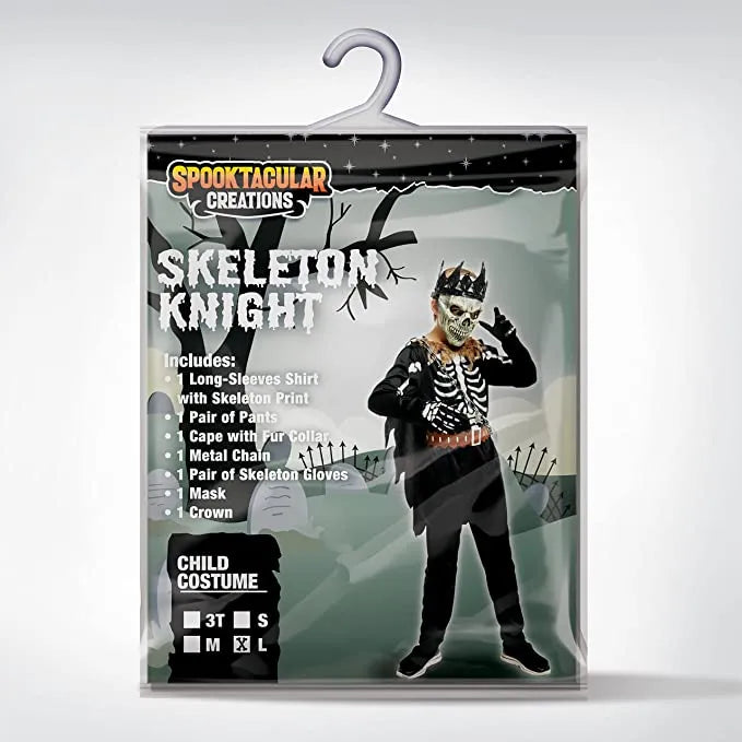 Boys Skeleton Knight Halloween Costume