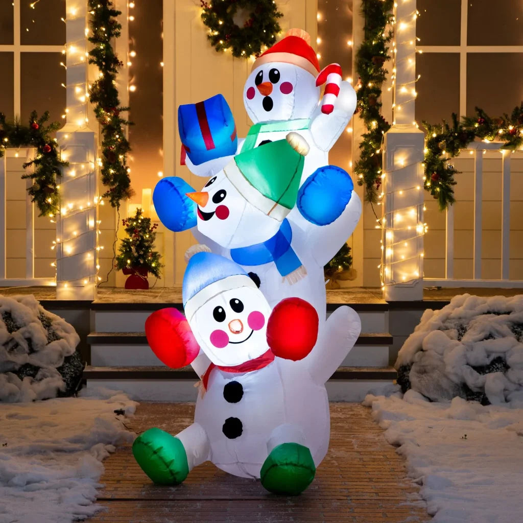 6ft LED Inflatable Snowman Decoration