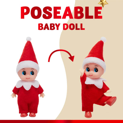 3PCS Tiny Elf Doll Christmas Holiday Decorations