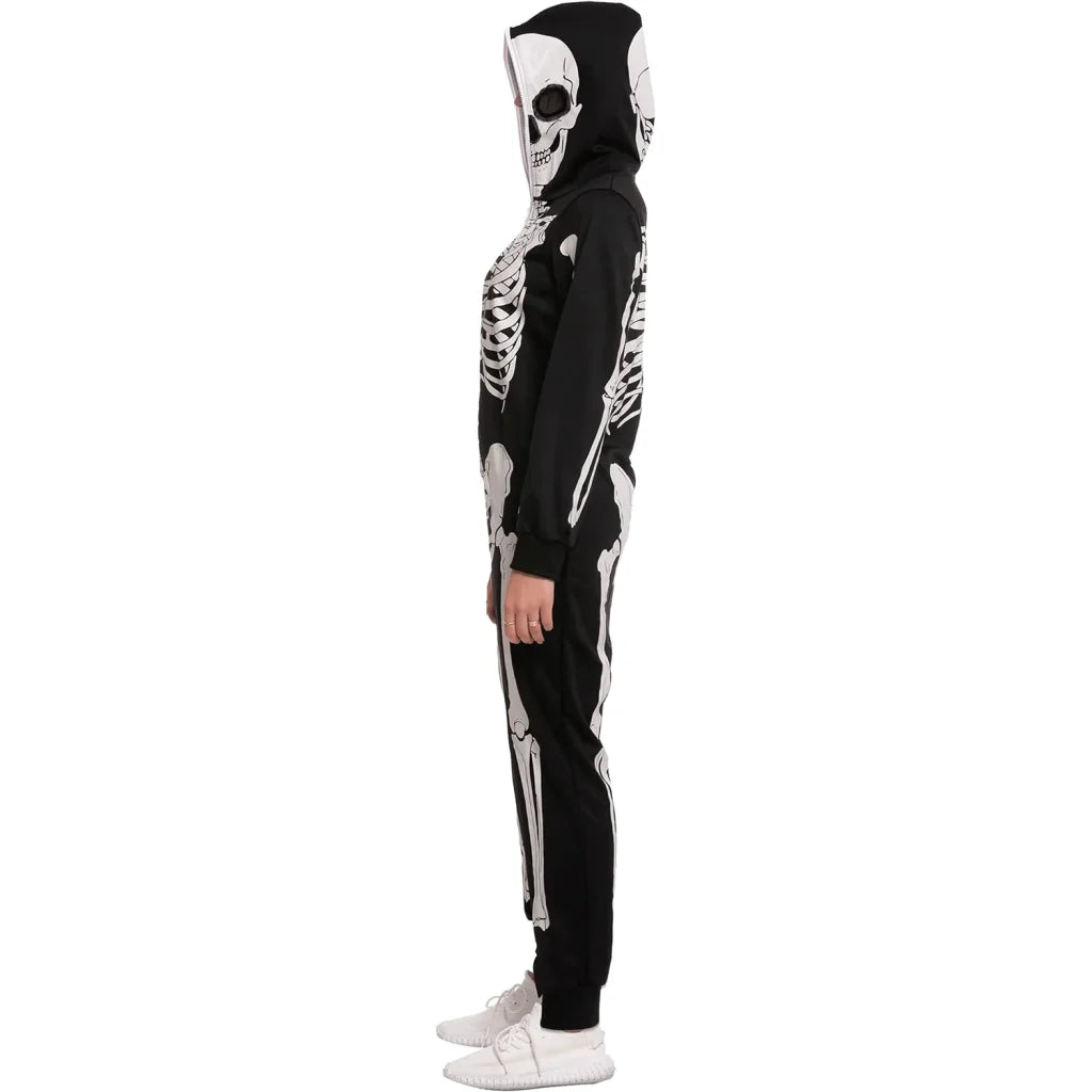 Adult Skeleton Pajamas Jumpsuit